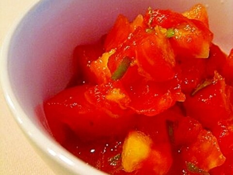 青唐辛子トマト